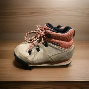 Adidas Beige and Coral Outdoor Boots